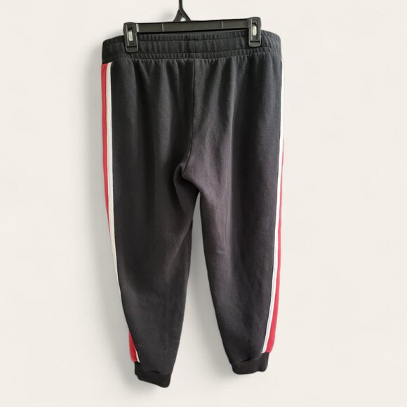 Victoria Secret Pink OSU Joggers Black Striped Fleece Womens Large Ohio State - Picture 2 of 6